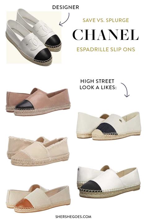 chanel espadrilles replica aliexpress|Chanel dupes shoes.